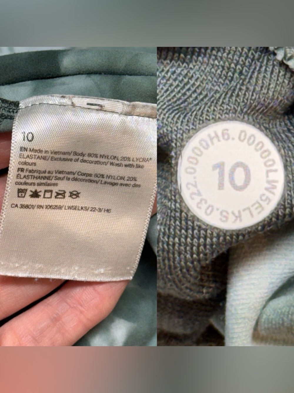 Lululemon Align High-Rise Pant 25" Diamond Dye Starlight Smoked Spruce Size 10 - Picture 14 of 16